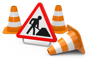 Travaux route direction Champagne