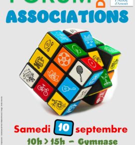 Forum des Association : samedi 10 septembre