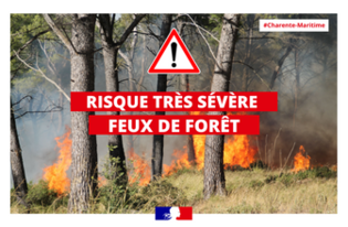 Risque très sévère de Feux de Forêts