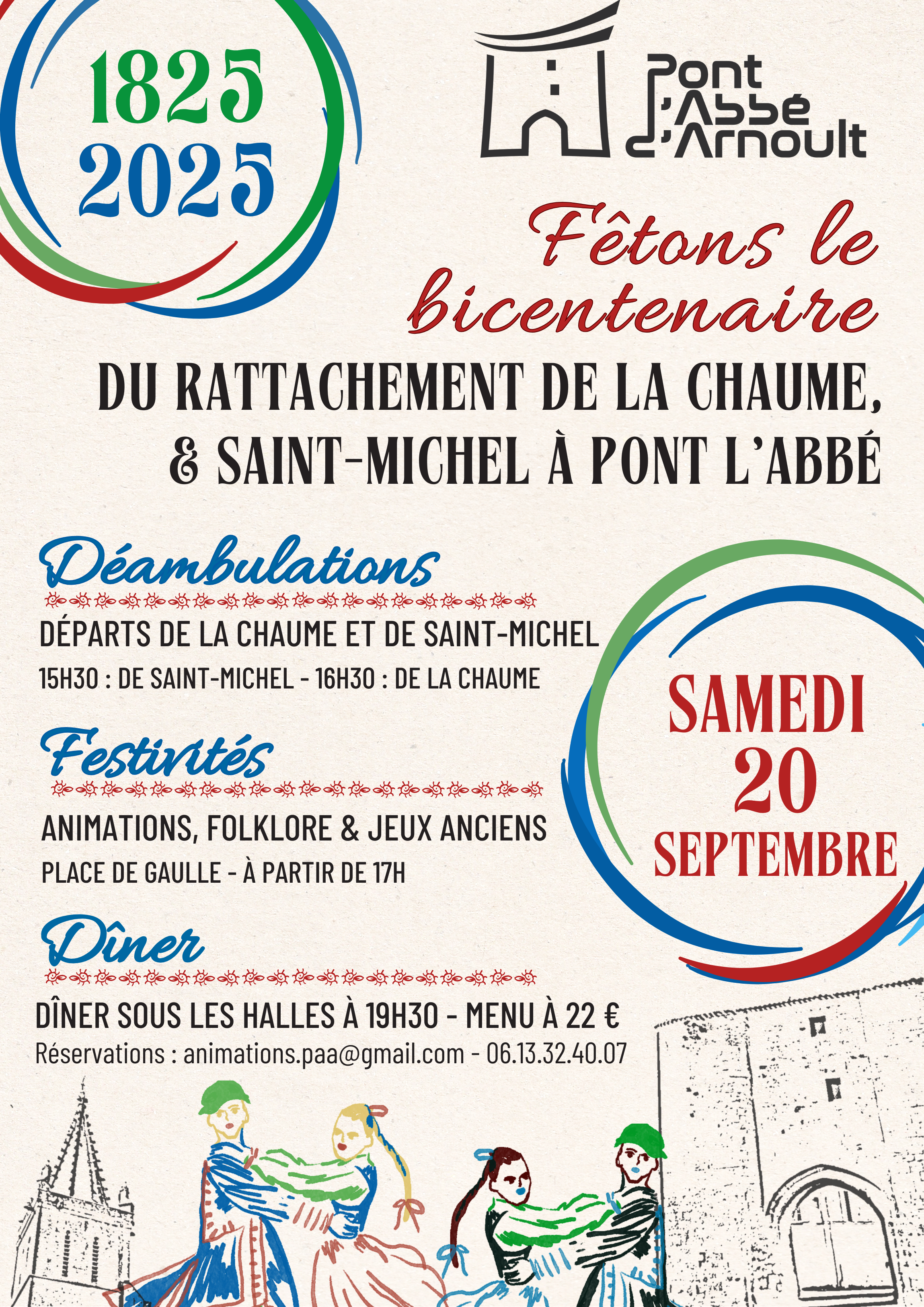 Fêtons le Bicentenaire des rattachements de La Chaume et Saint-Michel
