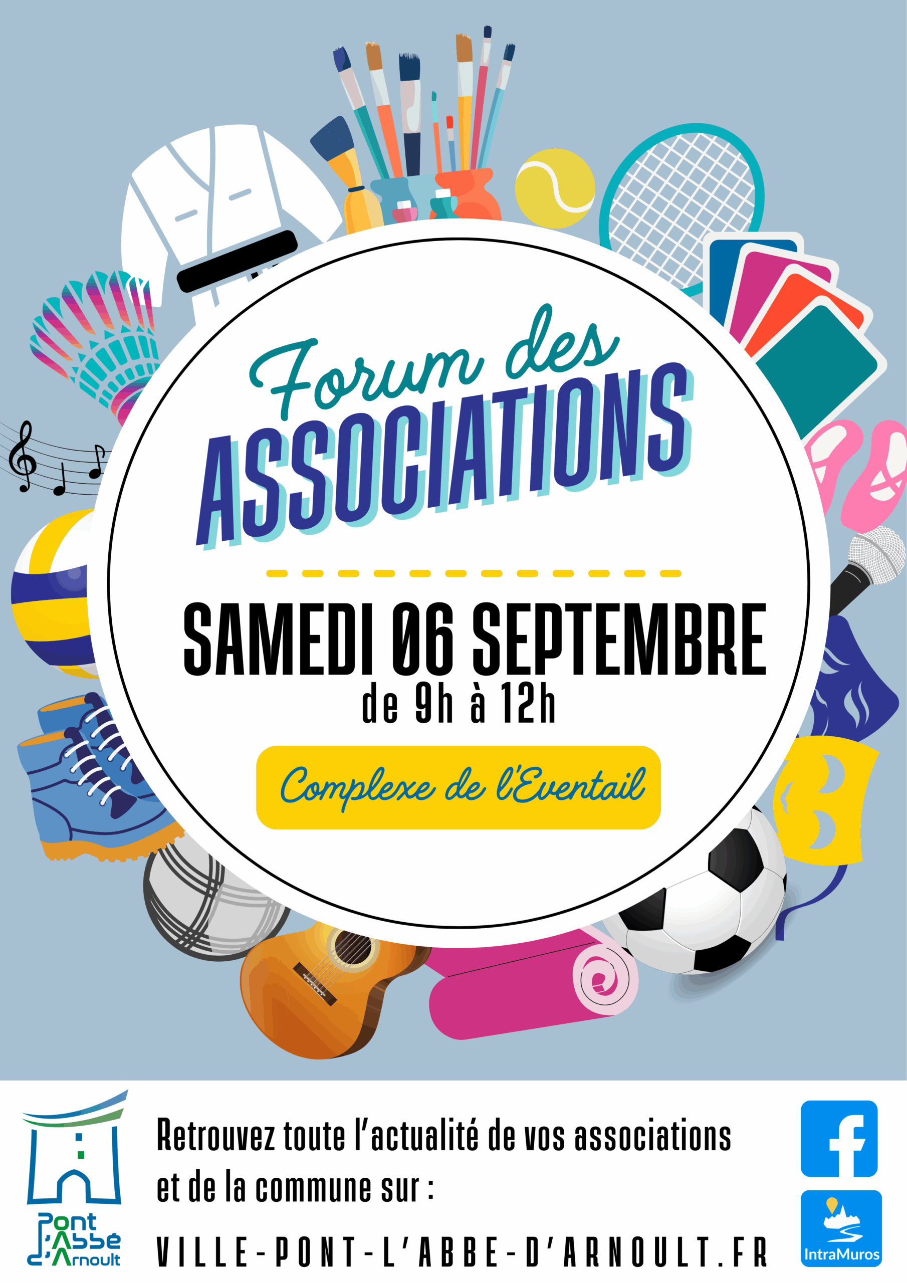 Affiche Forum des Associations – 06 septembre 2025