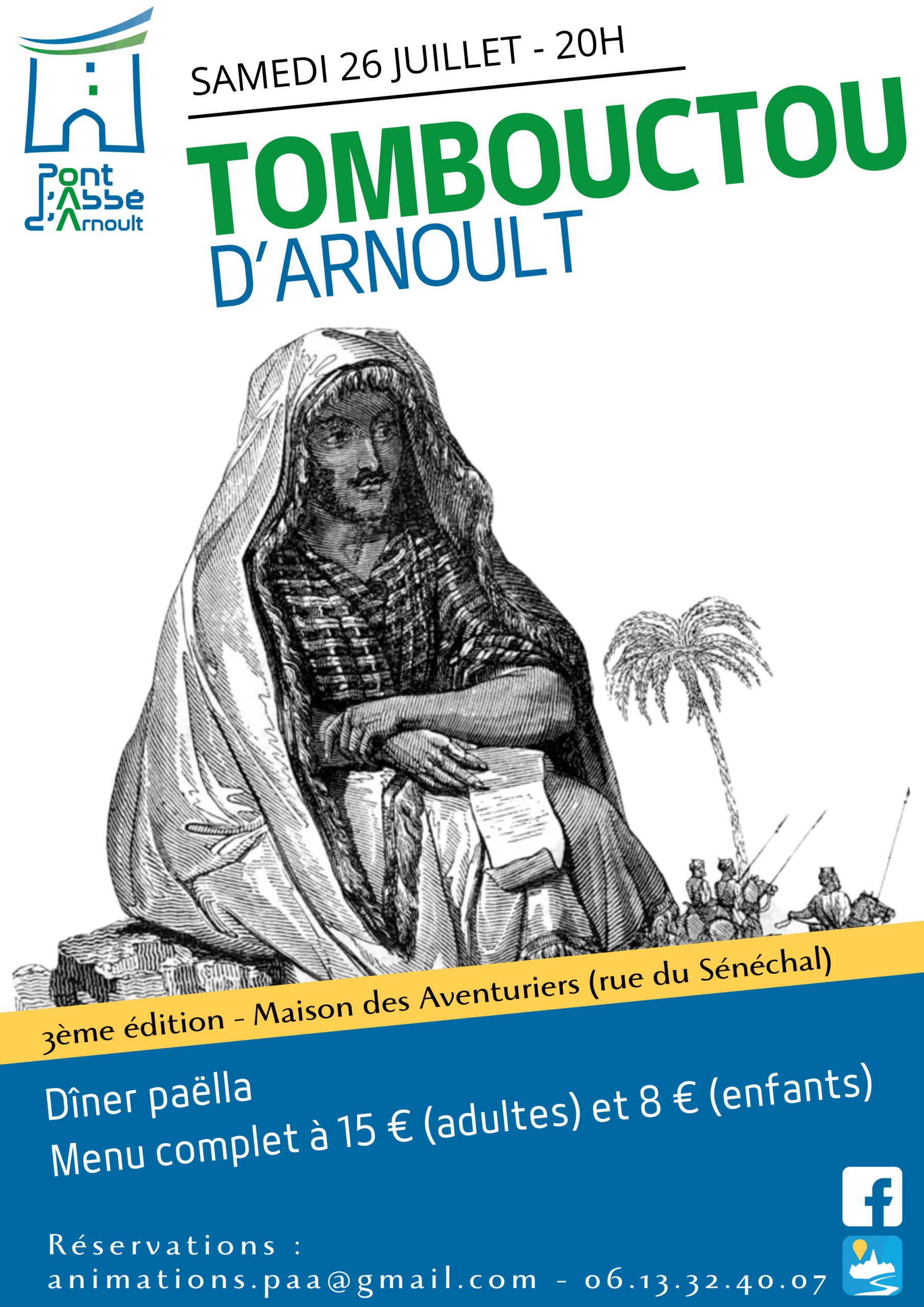 Affiche Tombouctou d’Arnoult – 26 juillet 2025