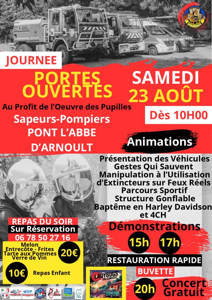 Journée Portes Ouvertes de l’Amicale des Sapeurs-Pompiers