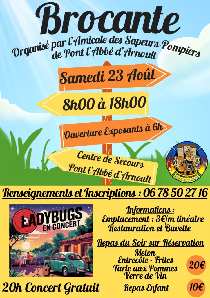 Brocante de l’Amicale des Sapeurs-Pompiers