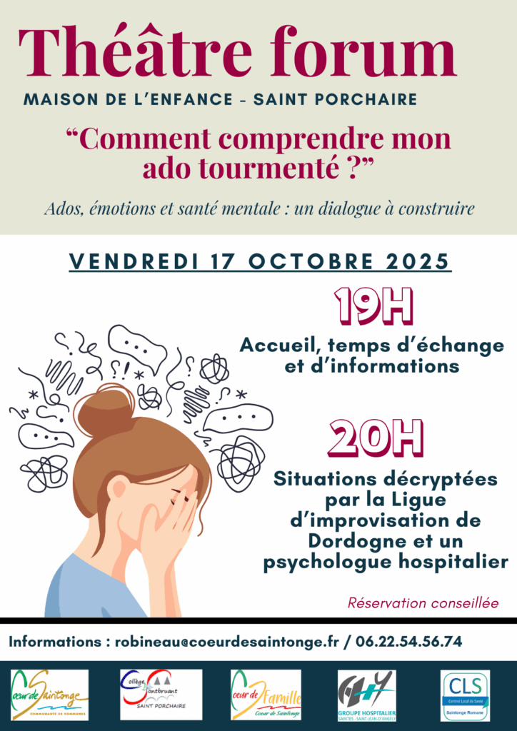 Théâtre Forum : « Comment comprendre mon ado tourmenté ? »