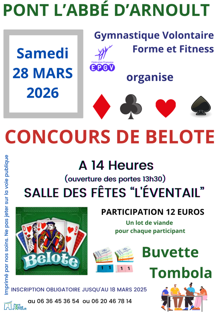 Concours de belote