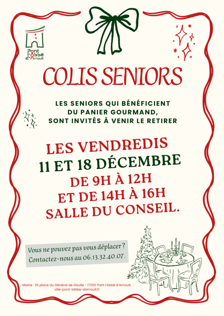 Retrait Colis Seniors