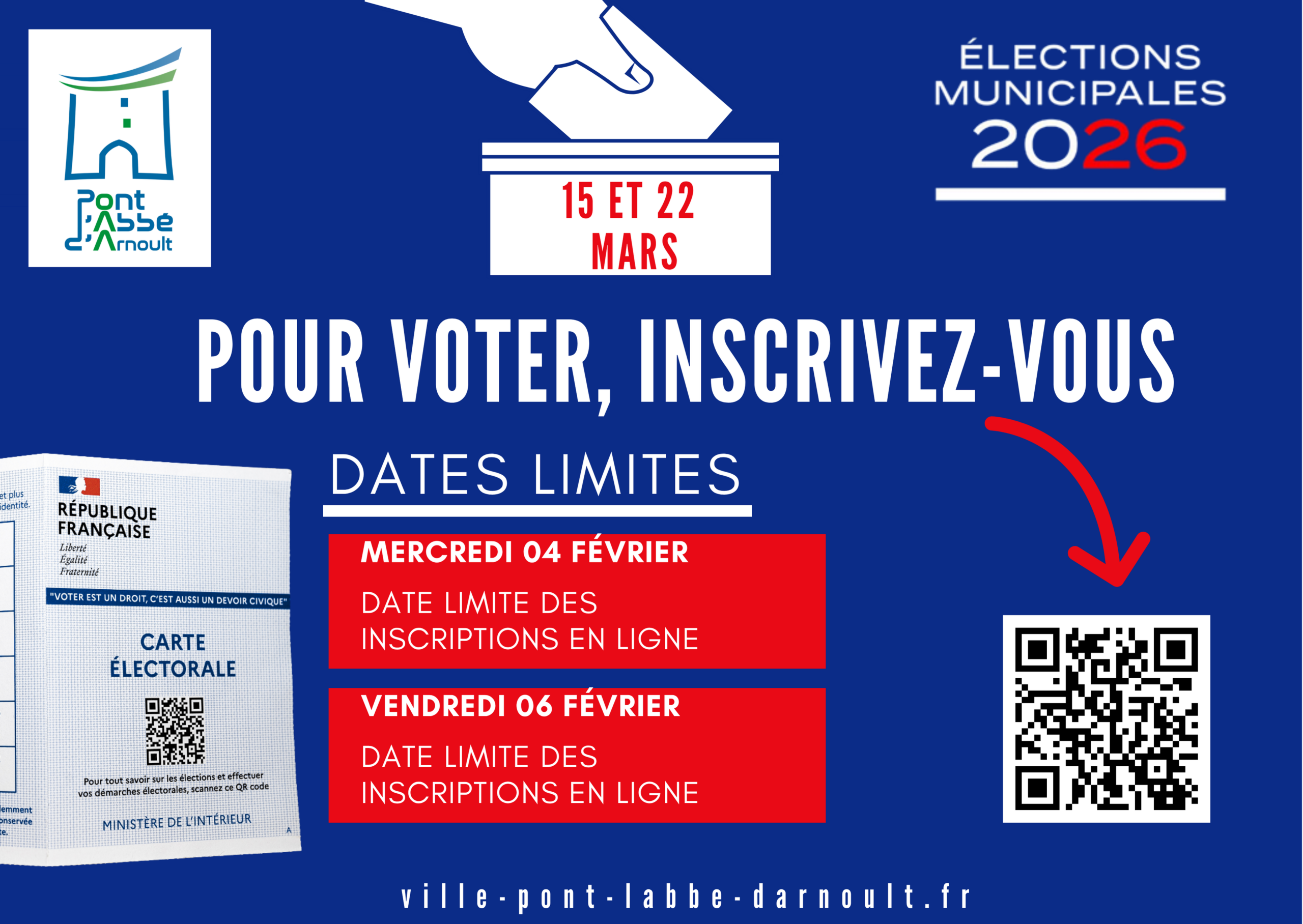 Élections municipales 2026 – Listes électorales