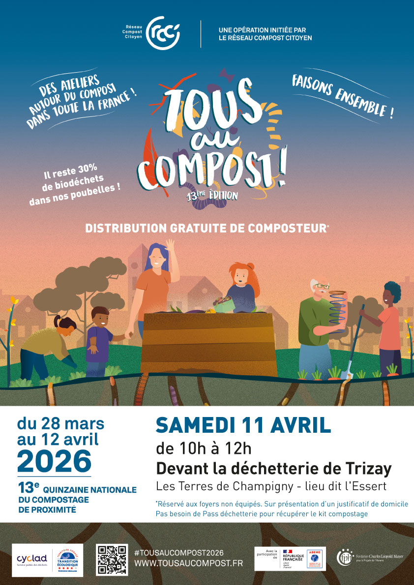 Info Cyclad : Tous au compost 🍏🪱