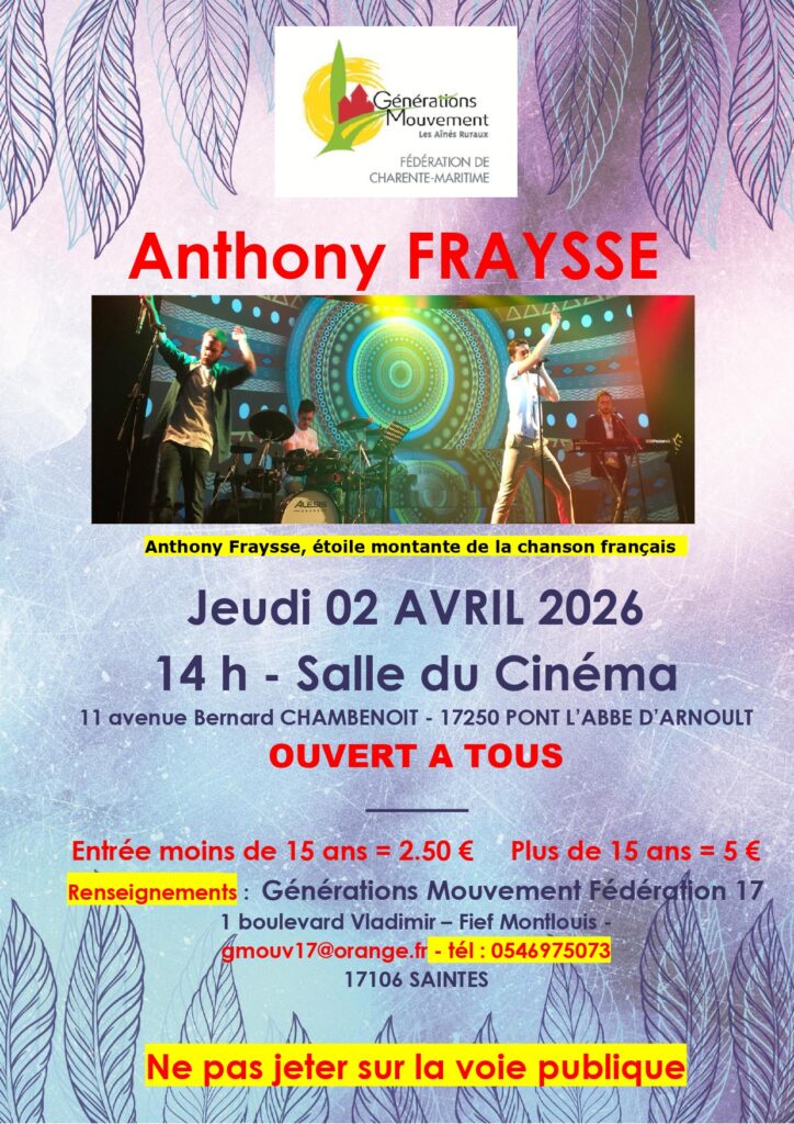 Anthony Fraysse en concert