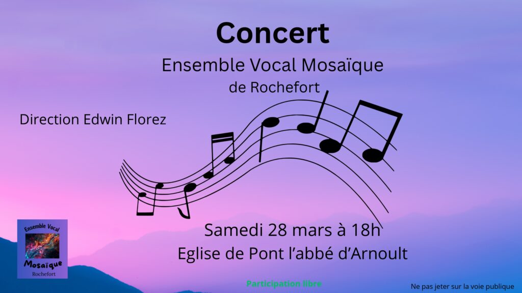 Concert : Chorale Ensemble Vocale Mosaïque