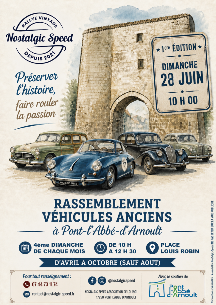 *1ère Édition* rassemblement véhicules anciens « NOSTALGIC SPEED »