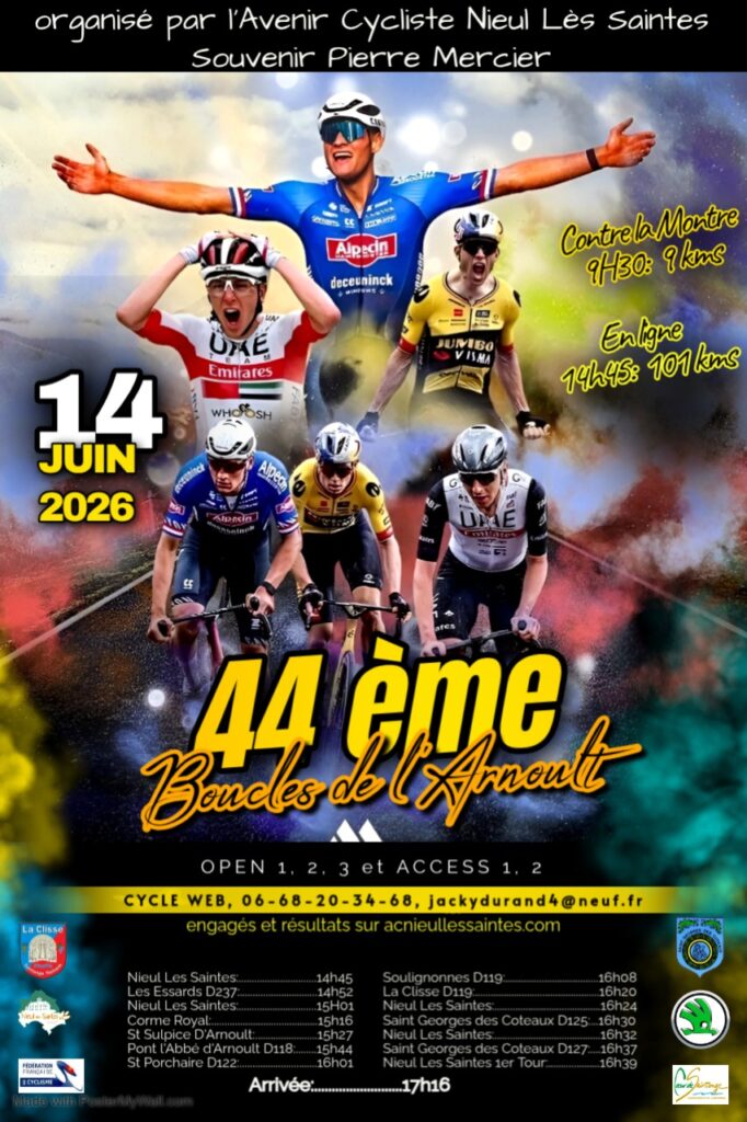 𝟰𝟰 𝗲̀𝗺𝗲 𝗕𝗼𝘂𝗰𝗹𝗲𝘀 𝗱𝗲 𝗹&rsquo;𝗔𝗿𝗻𝗼𝘂𝗹𝘁 🚴‍♀️
