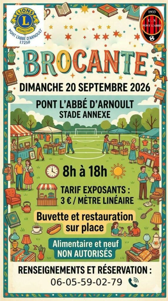 📣 BROCANTE ANNUELLE 👜🧸