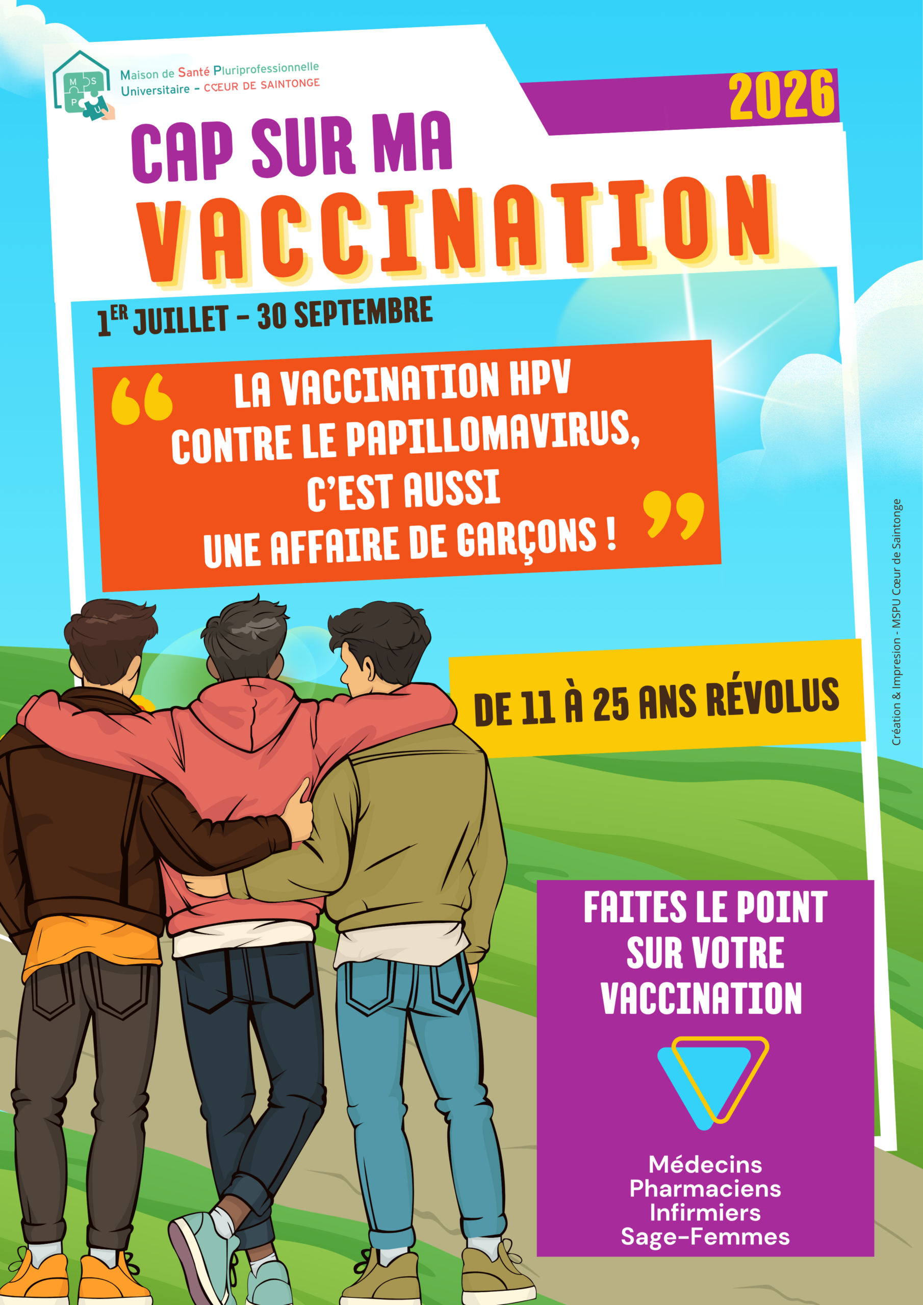 Santé : vaccination des jeunes contre le 𝐇𝐏𝐕 💉