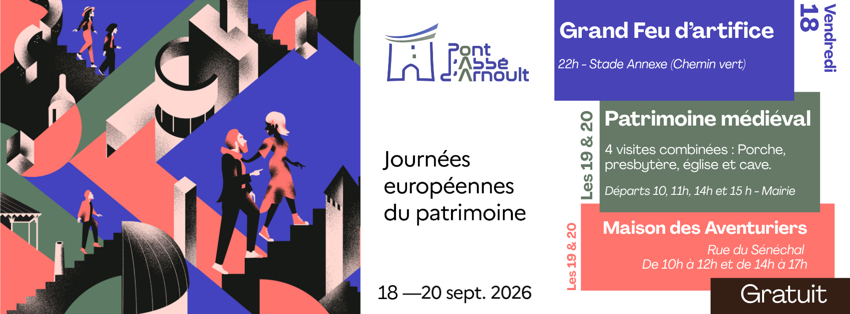 Les Journées du Patrimoine à Pont l&rsquo;Abbé d&rsquo;Arnoult