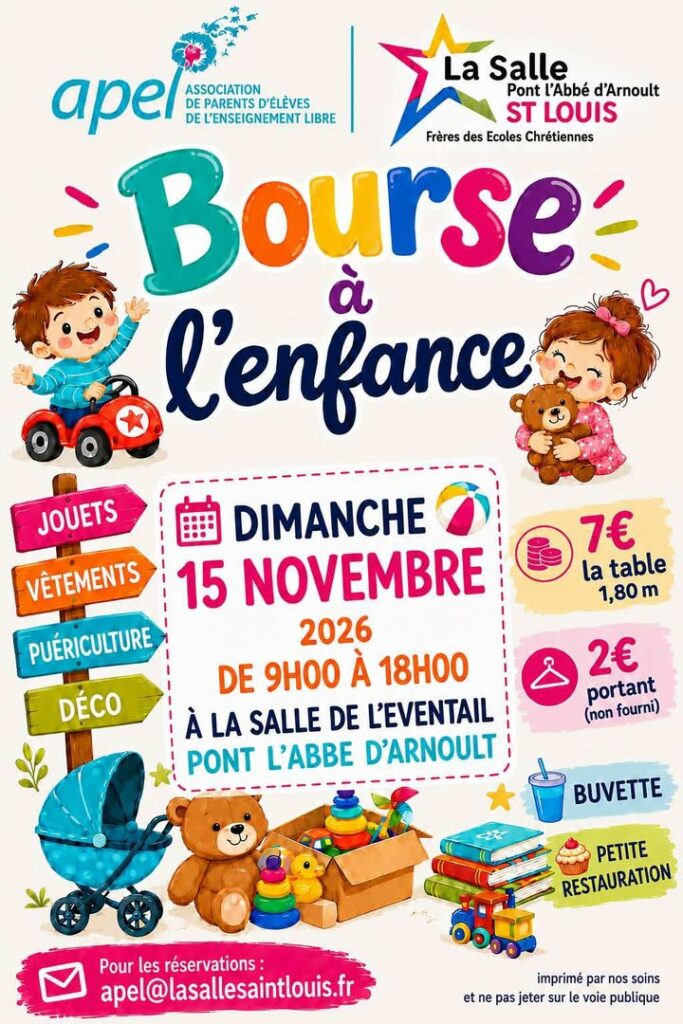 Bourse à l&rsquo;enfance (APEL La Salle Saint-Louis)